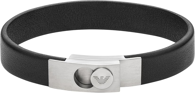 Emporio Armani Pulsera casual para hombre